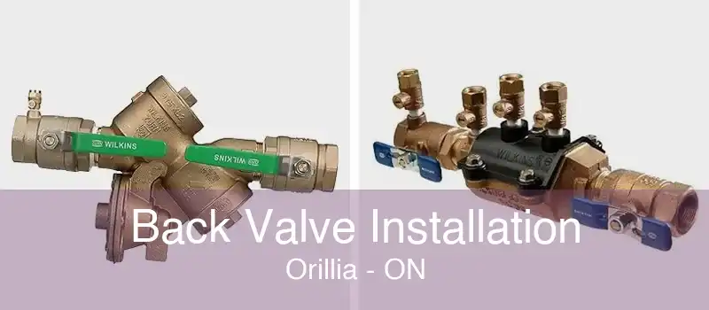 Back Valve Installation Orillia - ON