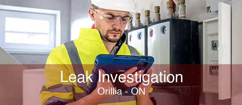 Leak Investigation Orillia - ON