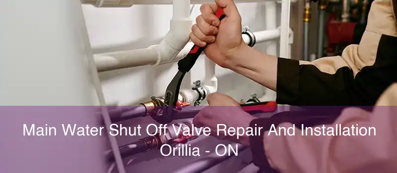 Main Water Shut Off Valve Repair And Installation Orillia - ON