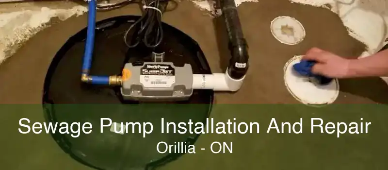 Sewage Pump Installation And Repair Orillia - ON